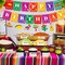 Fiesta Happy Birthday Banner 2Pcs Mexican Pinata Banner Garland for Cinco de Mayo Taco Party Carnival Birthday Fiesta Party Decor